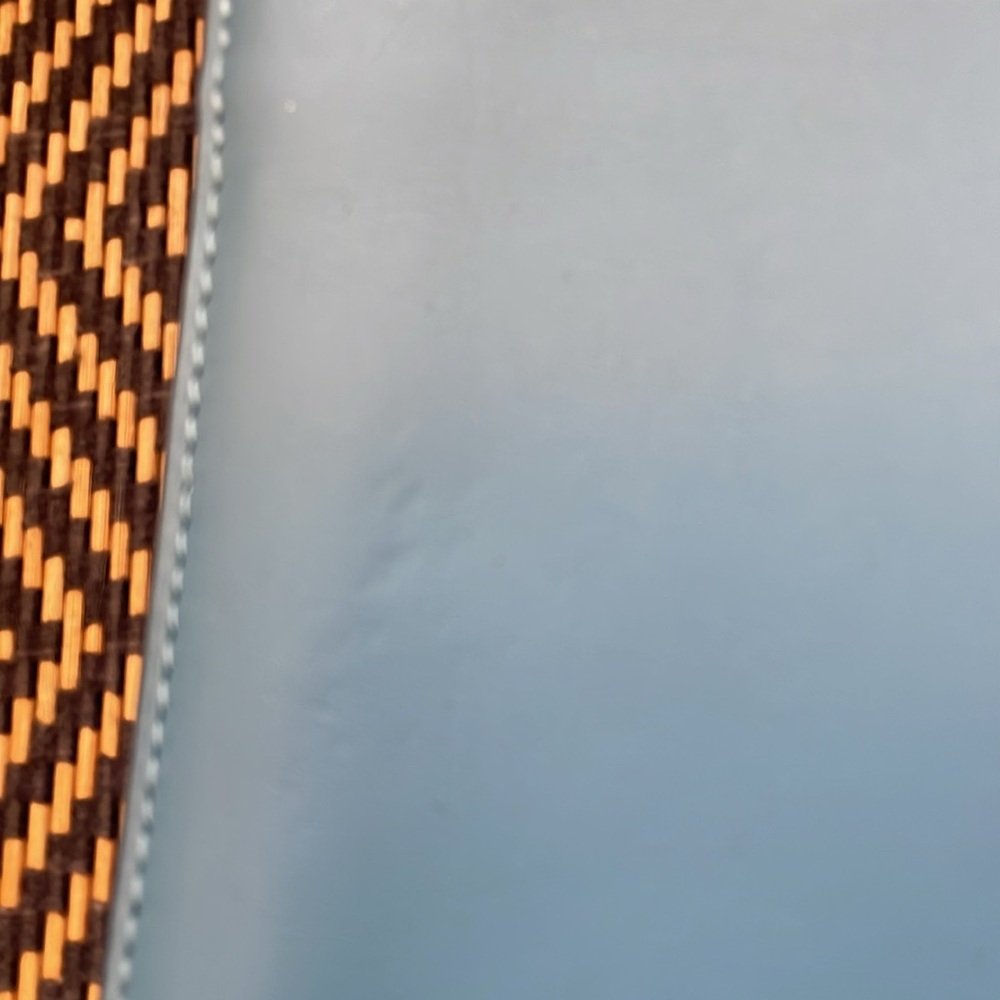 1941 Coach Courier Wristlet clutch 89331 Pacific Blue and brass  NWT - Picture 6 of 14